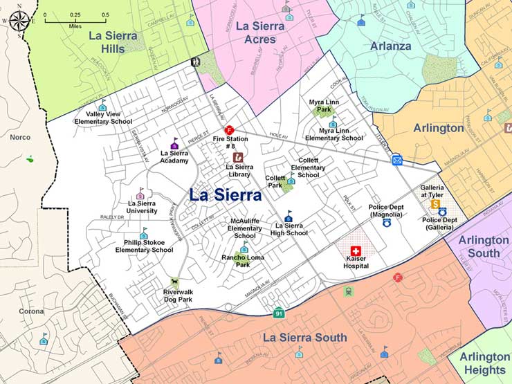 La Sierra University Campus Map Riverside, California | City of Arts & Innovation | At Home in 