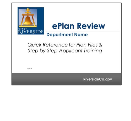 ePlan Review Training