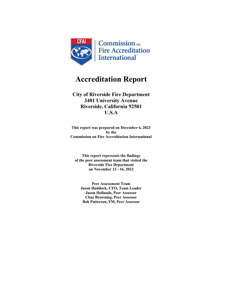 2023 Accreditation Report