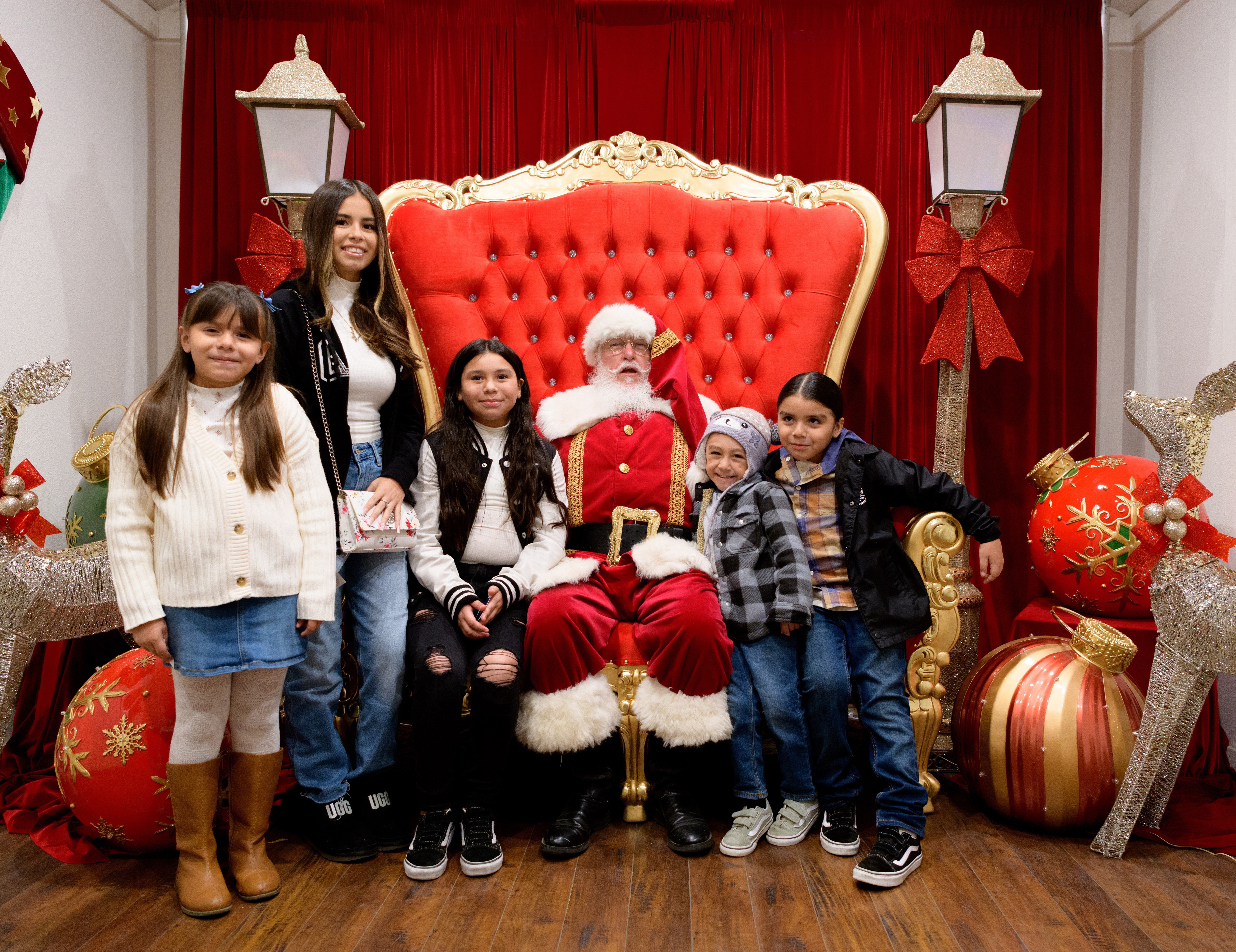 Santa Claus at the Festival of Lights