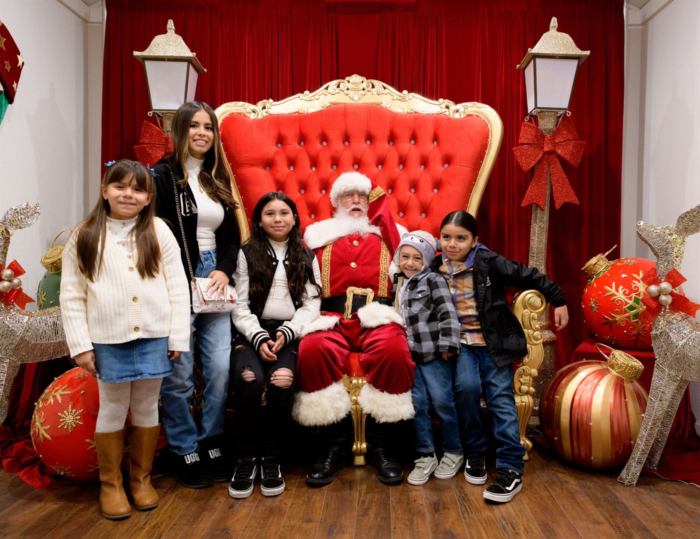 Santa Claus at the Festival of Lights
