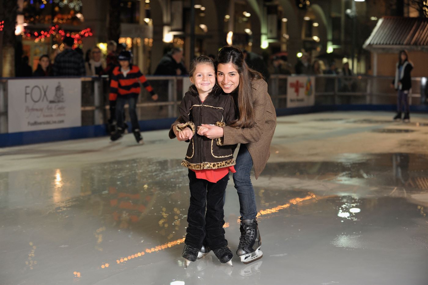 Ice rink at the Festival of Lights