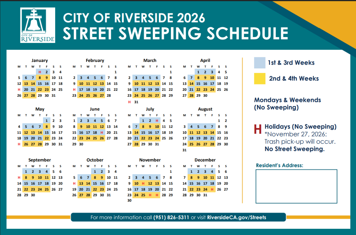 street sweeping flyer