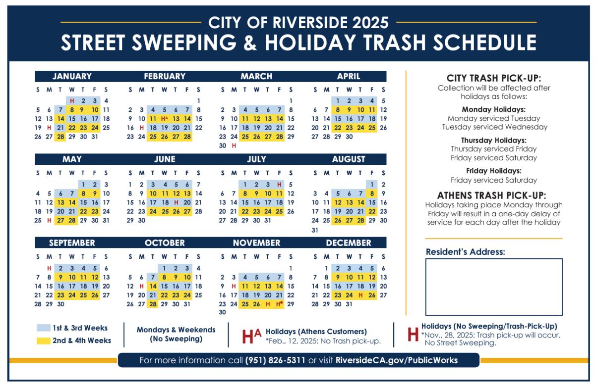 street sweeping flyer