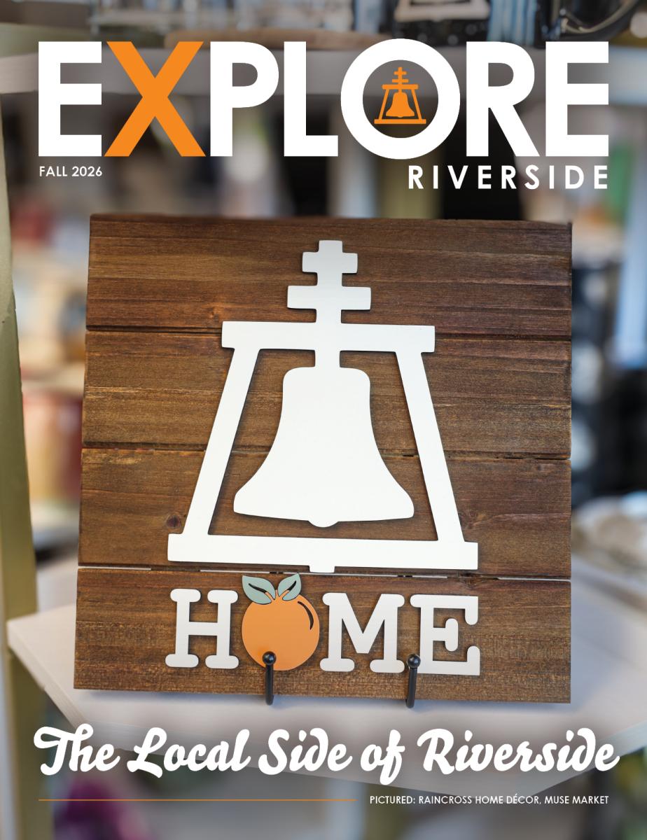 Explore Riverside Fall 2026 magazine cover