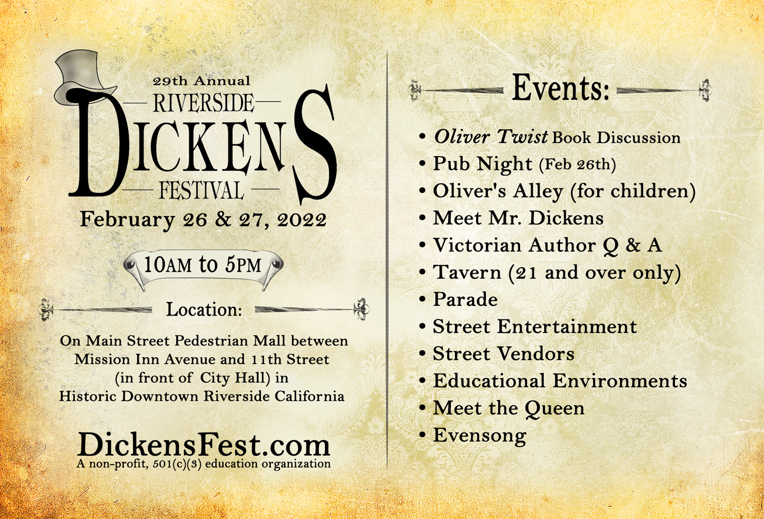 Riverside Dickens Festival riversideca.gov