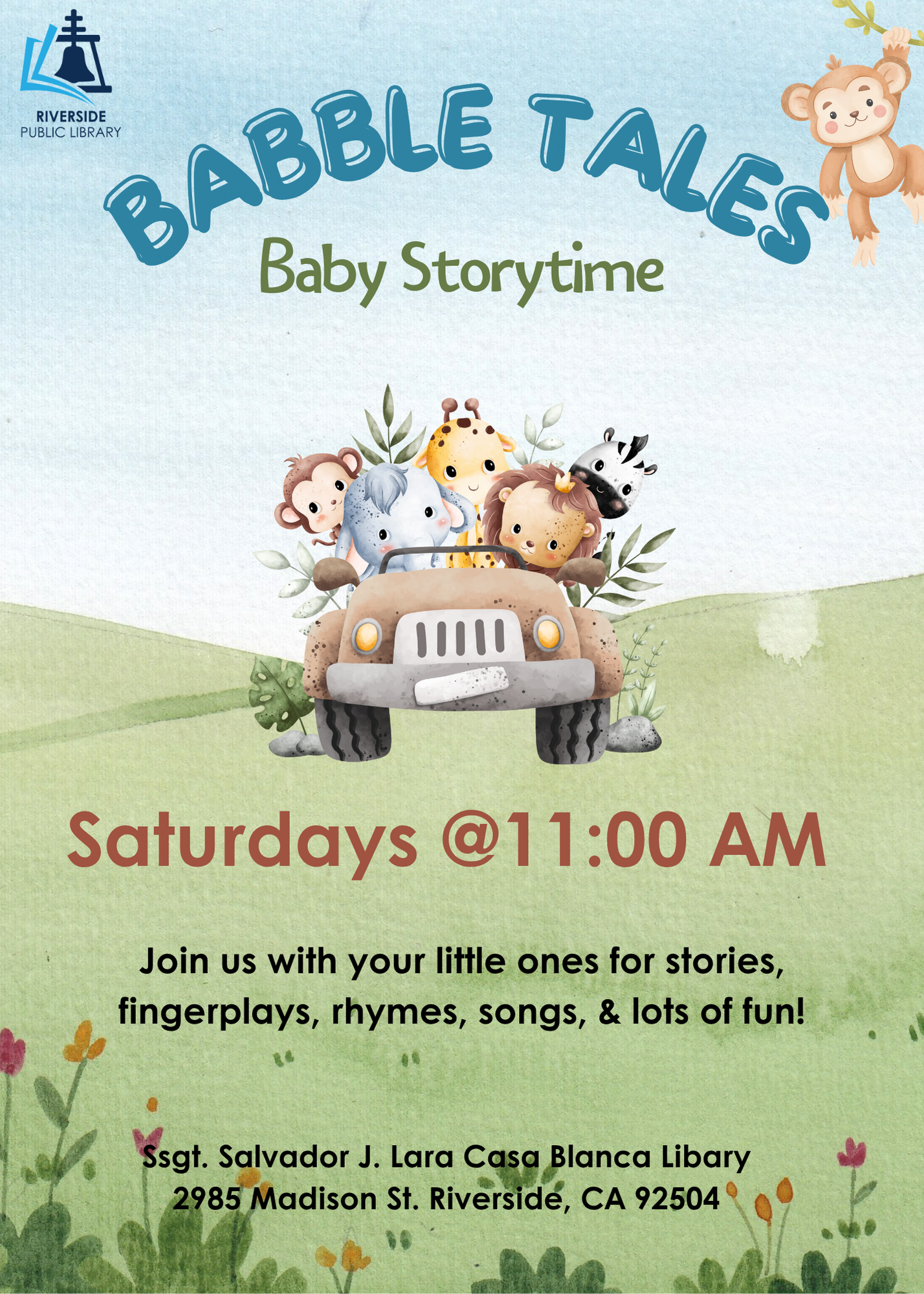 Casa Blanca Library | Babble Tales | riversideca.gov