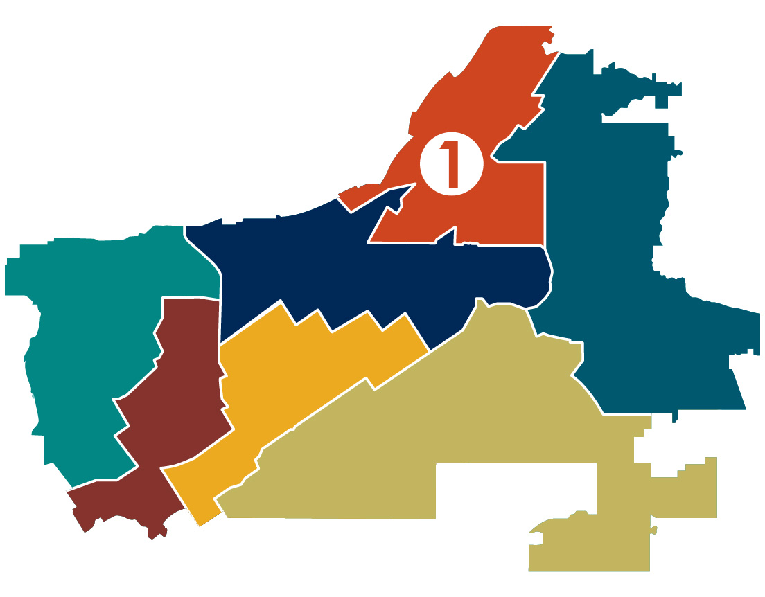 Ward 1 Map