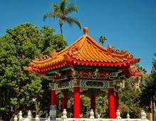 Chinese Pavilion in Downtown Riverside 
