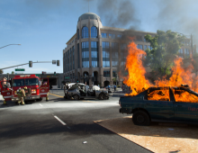 Vehicle Fire Demonstration