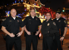 Riverside Police Officers at Festival of Lights