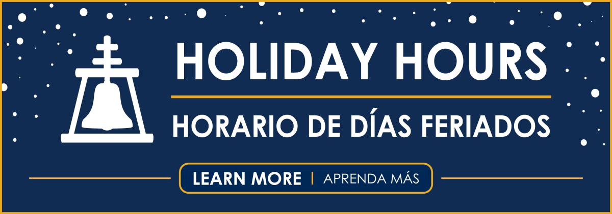 Holiday Hours