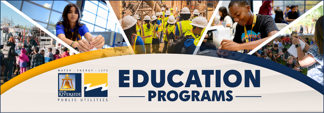 Riverside Public Utilities education programs banner